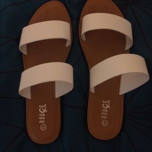 Brand New !!! Rouge Sandals White size 11